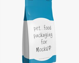 Pet Food Packaging 01 3D model