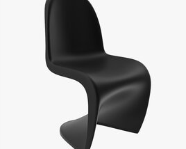 Plastic Chair Stackable Modello 3D