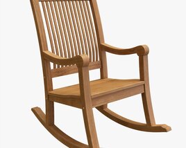 Rocking Chair 02 Modèle 3D