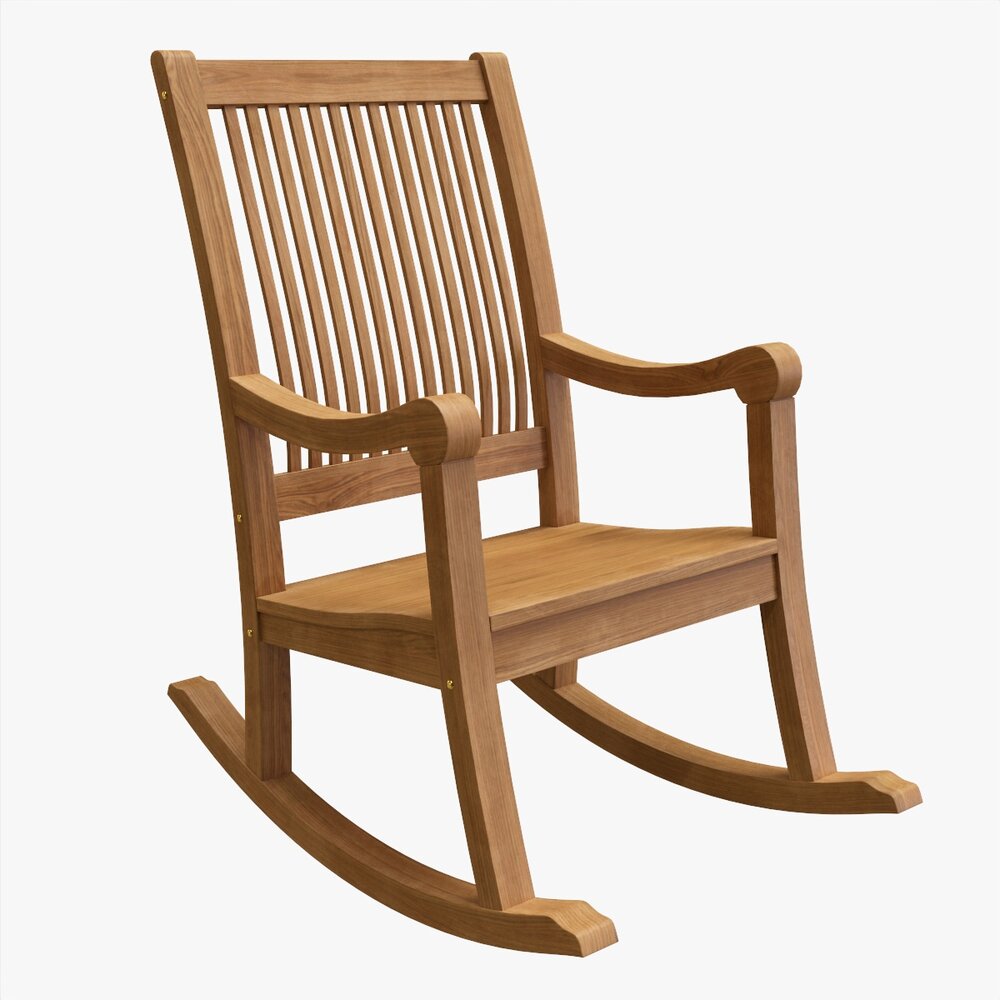 Rocking Chair 02 Modèle 3D