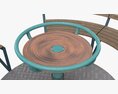 Roundabout Bench 01 3D модель