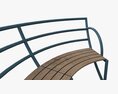 Roundabout Bench 02 3D-Modell
