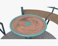 Roundabout Bench 02 3D модель