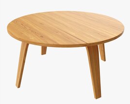 Round Coffee Table 02 3D model