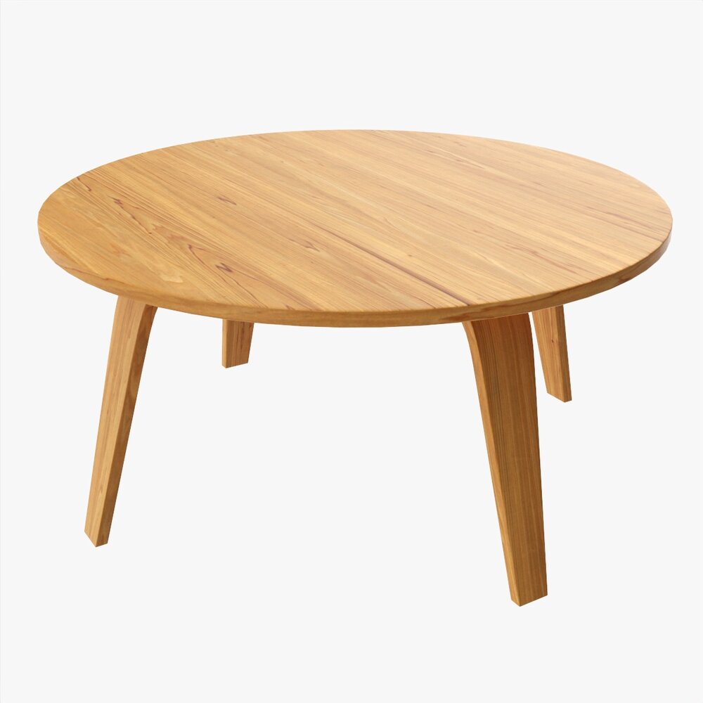 Round Coffee Table 02 3Dモデル