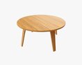 Round Coffee Table 02 3Dモデル