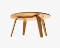 Round Coffee Table 02 3D-Modell