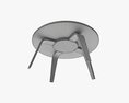 Round Coffee Table 02 3d model