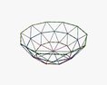 Round Wire Serving Basket 3Dモデル