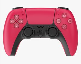 Sony Playstation 5 Dualsense Controller Cosmic Red 3D模型
