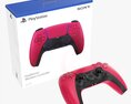 Sony Playstation 5 Dualsense Controller Cosmic Red With Box 3d model