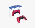 Sony Playstation 5 Dualsense Controller Cosmic Red With Box Modelo 3d