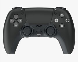 Sony Playstation 5 Dualsense Controller Midnight Black 3Dモデル