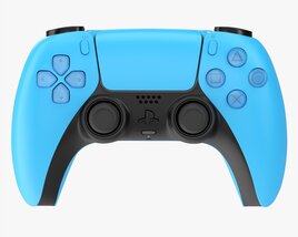 Sony Playstation 5 Dualsense Controller Starlight Blue 3D模型