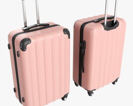 Suitcase Hardshell Large On Wheels 3D model