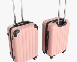 Suitcase Hardshell Medium On Wheels 3D 모델 