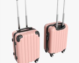 Suitcase Hardshell Small On Wheels 3D model