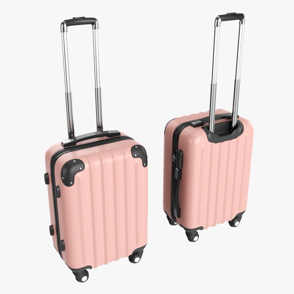 Suitcase Hardshell Small On Wheels Modelo 3D