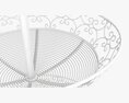 Three Tier Display Basket With Legs 3Dモデル