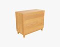 Tv Stand With Drawers 01 3D модель
