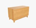 Tv Stand With Drawers 02 3d model