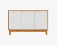 Tv Stand With Drawers 02 3D-Modell