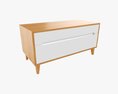 Tv Stand With Drawers 03 Modelo 3D