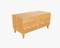 Tv Stand With Drawers 03 3D 모델 