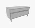 Tv Stand With Drawers 03 3d model