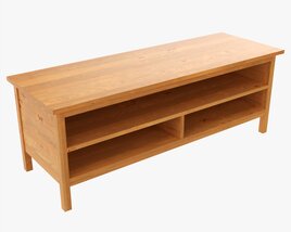 Tv Stand With Shelves 3D model