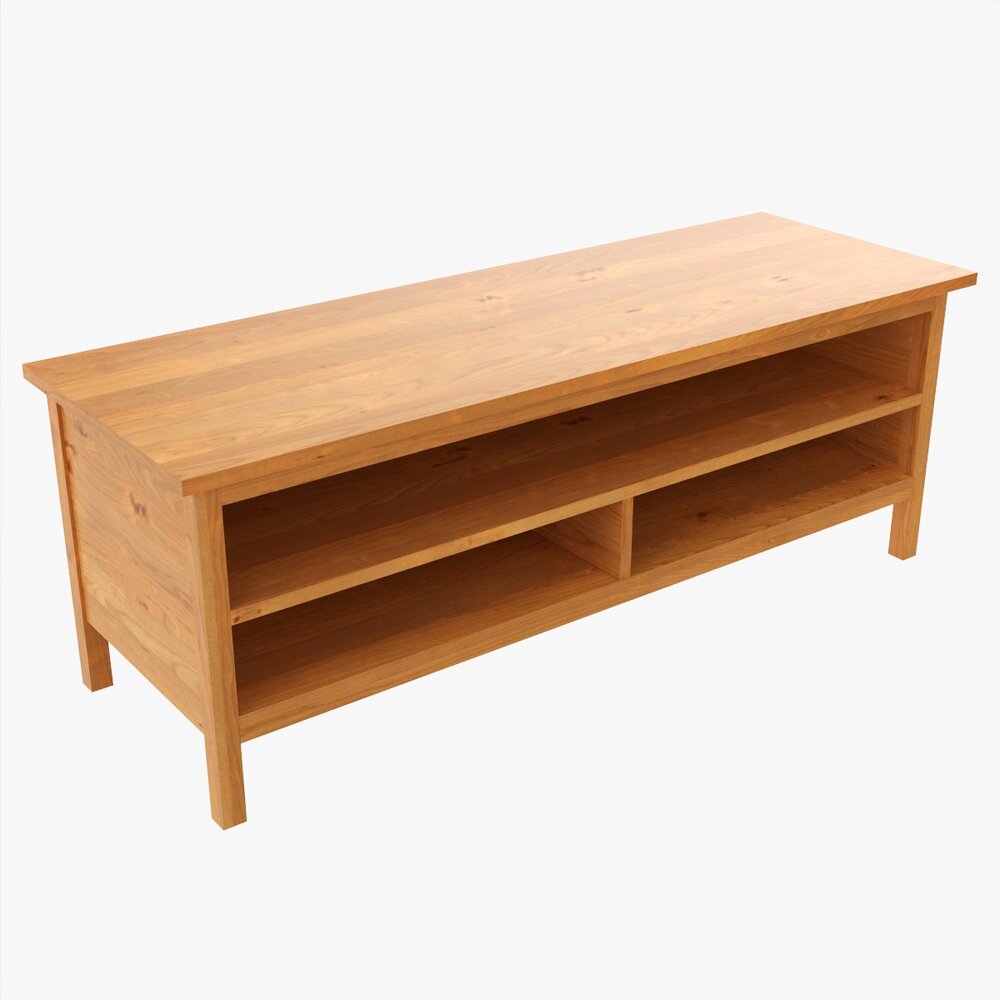 Tv Stand With Shelves Modelo 3d