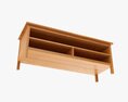 Tv Stand With Shelves 3d model