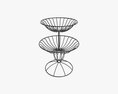 Two Tier Wire Basket 3Dモデル