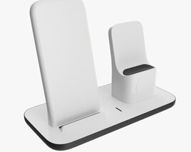 Wireless Charging Base 3-In-1 3D-Modell