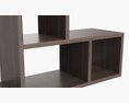 Wooden Suspendable Shelf Modelo 3d