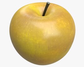 Apple Single Fruit Gala Green Modelo 3d