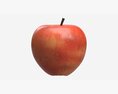 Apple Single Fruit Gala Red 3D-Modell