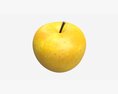 Apple Single Fruit Golden 3D模型