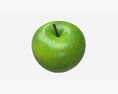 Apple Single Fruit Green 3D 모델 