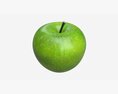 Apple Single Fruit Green 3d model