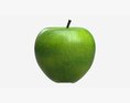 Apple Single Fruit Green 3Dモデル