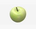 Apple Single Fruit Green Light 3D模型