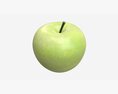 Apple Single Fruit Green Light 3D模型