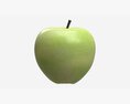 Apple Single Fruit Green Light 3Dモデル
