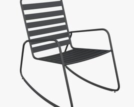 Argos Home Steel Garden Rocking Chair 3D model