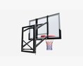 Wall Basketball Shield With A Basket Modello 3D