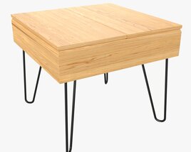Bedside Table 05 Modello 3D