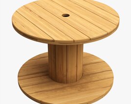 Cable Reel Table 3D модель