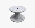 Cable Reel Table Modello 3D