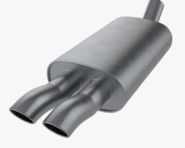 Car Exhaust Pipe 3D 모델 